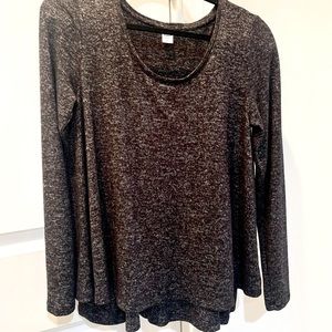 Maternity Nursing Plush-Knit Double Layer Top